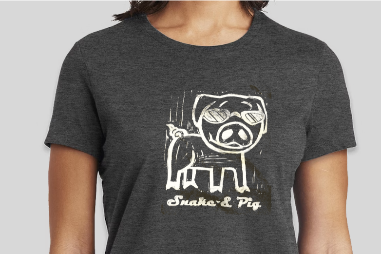 Hand-printed t-shirts