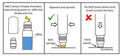 diy anti fog spray for goggles DIY anti-fog bottle