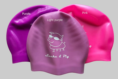 Silicone swim caps