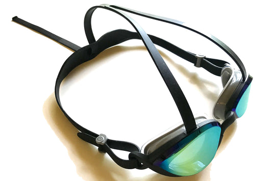 Top anchor goggles help keep your goggles in place when you dive or push hard off the wall for less leaking