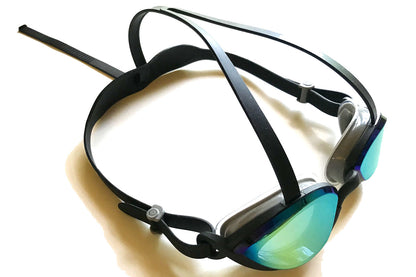 Top-Anchored Basilisk Swimming Goggles Clear lenses